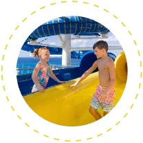 Children and Water Slide